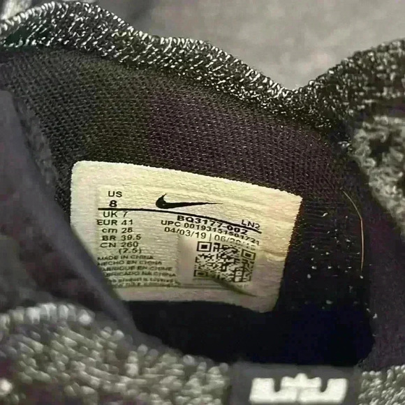 Nike Lebron 17 Basketball Shoes Men’s Size 8 Women’s Size 9.5 BQ3177-002 RARE! - Picture 10 of 10